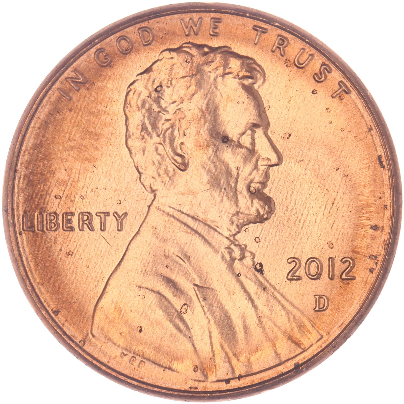 2012 D Lincoln Shield Cent BU Penny US Coin See Pics M538