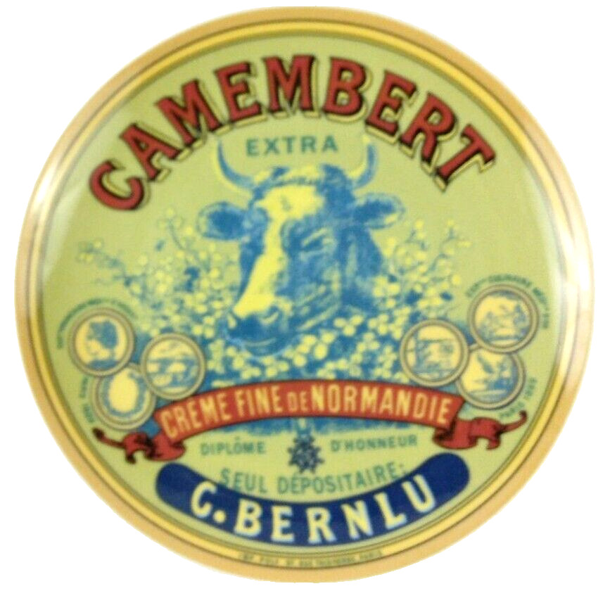 BIA Cordon Bleu Camembert Extra Cheese Butter Pat Serving Plate