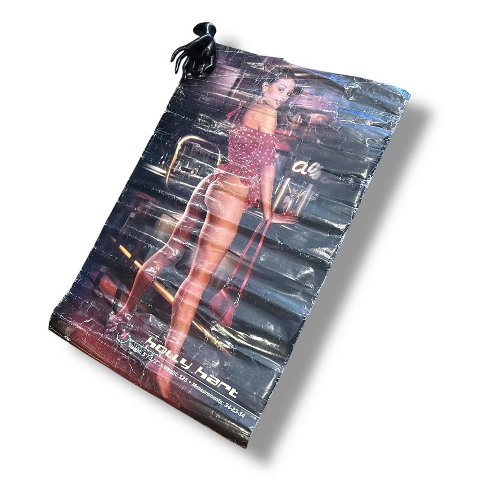 Vintage 1998 Holly Hart Red Polka Dot Pinup Poster