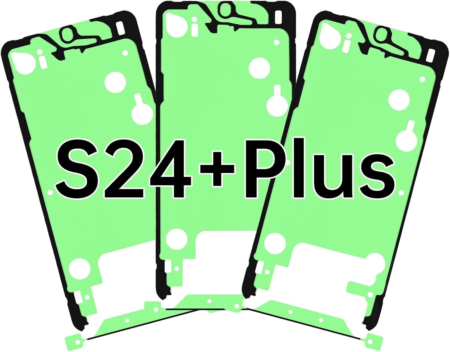 3PCS Waterproof Screen Sealing Adhesive Tape for Samsung Galaxy S24 Plus