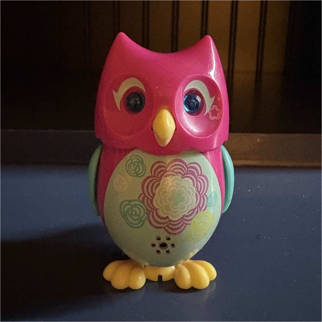 Silverlit DigiFriends DigiOwl “Lacey” Pink Interactive Singing Owl Toy Tested