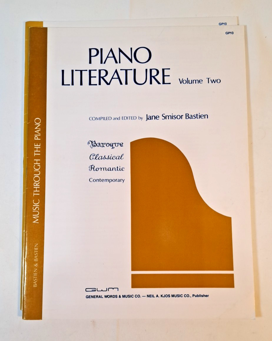 New Bastien Piano Literature Volume Two Piano Music Book GP10