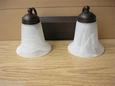 Trans Globe PL-3502 ROB Morgan House Two Light Bath Vanity Rubbed Oil Bronze