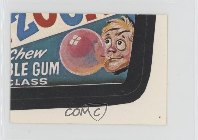 1986 Topps Wacky Packages Album Stickers Gadzooka (Bottom Right) #4 0kb5