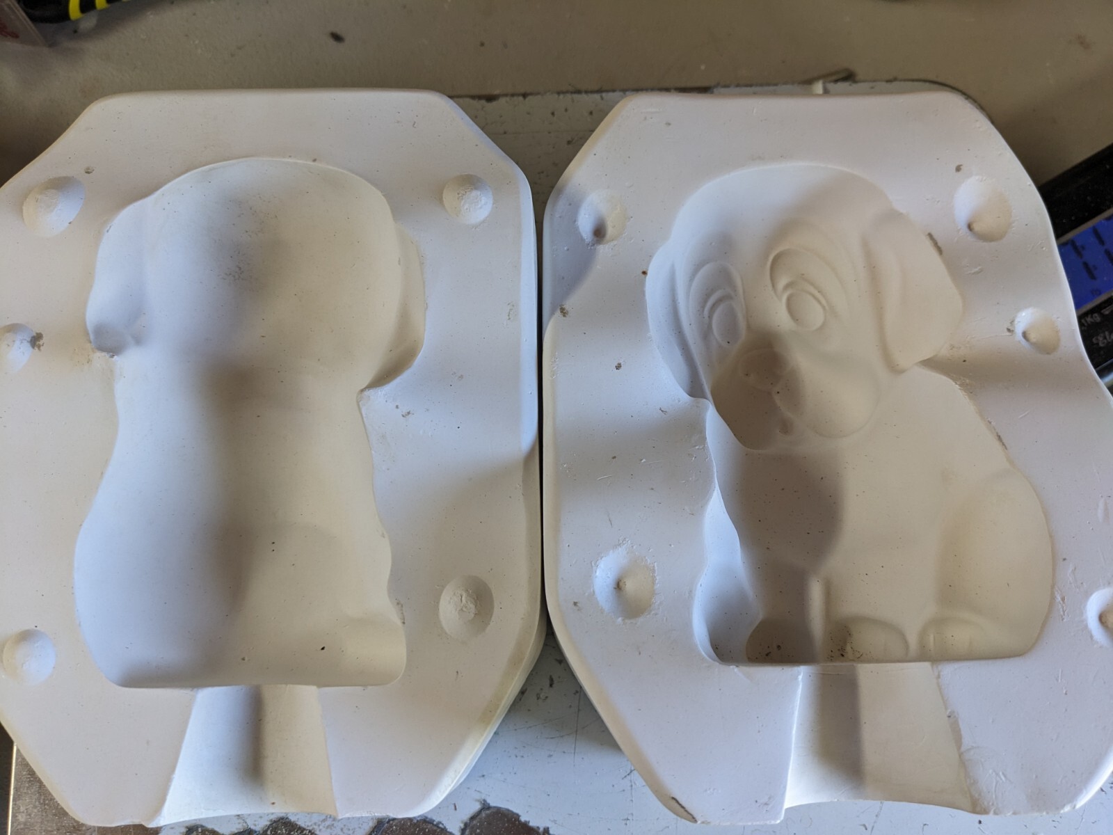 Dog Vintage Slip Casting Ceramic Mold