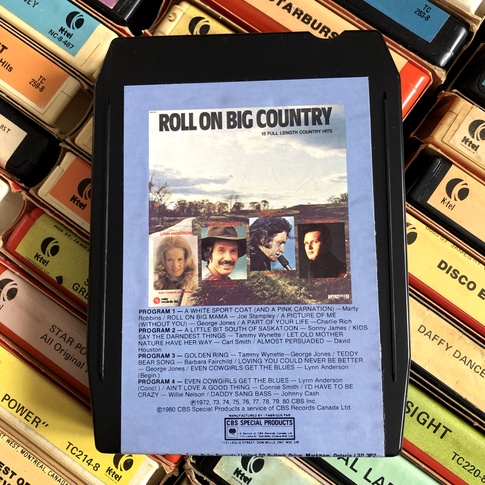 Roll on Big Country 1980 , 8 Track Tape CANADA