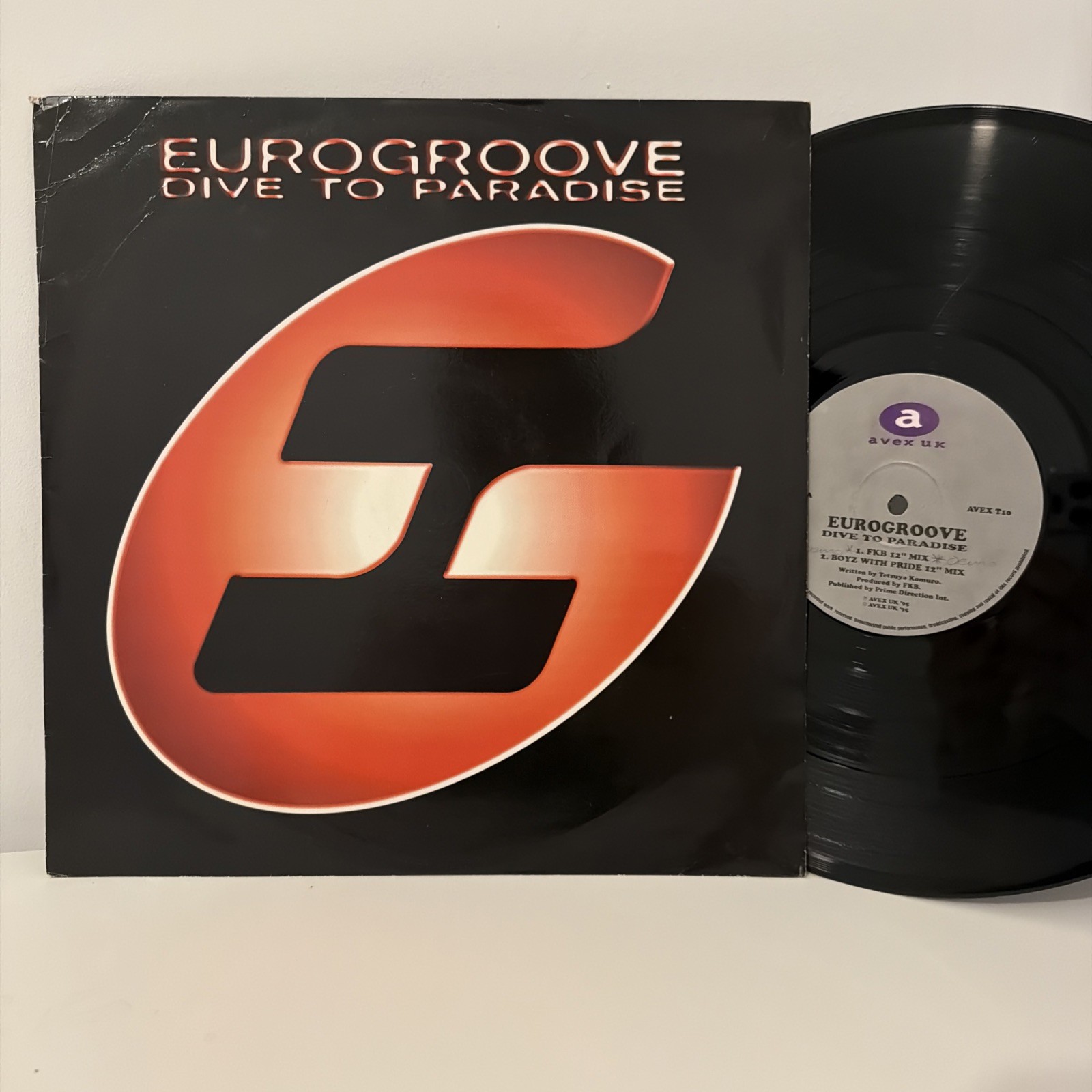 EUROGROOVE - Dive To Paradise - 12" Vinyl Record AVEXT10 (VG) 