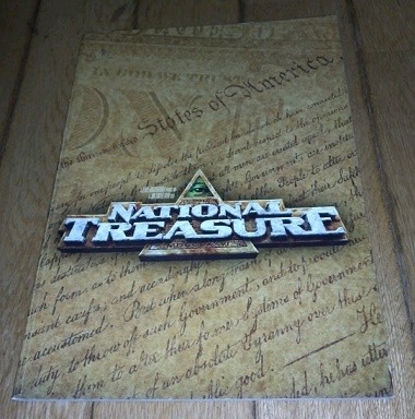 Nicolas Cage starring  National Treasure (2004) movie pamphlet