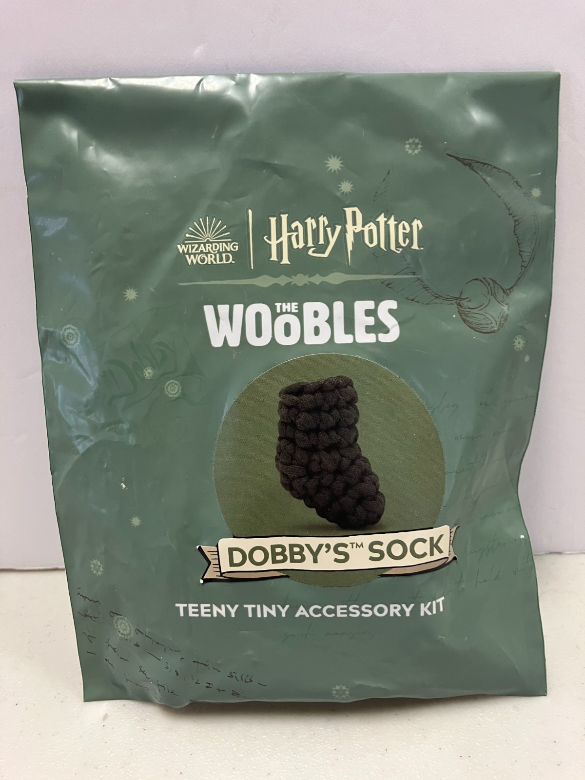 Harry Potter The Woobles Dobby's Sock Accessory Crochet Kit New SEALED    D