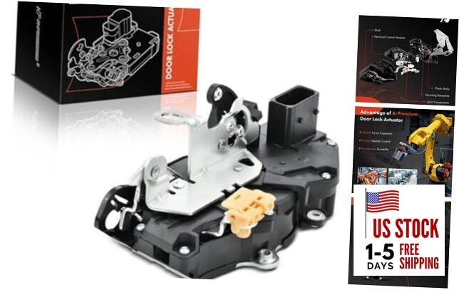  Door Latch Lock Actuator Compatible with Chevy, Front Left Driver Side