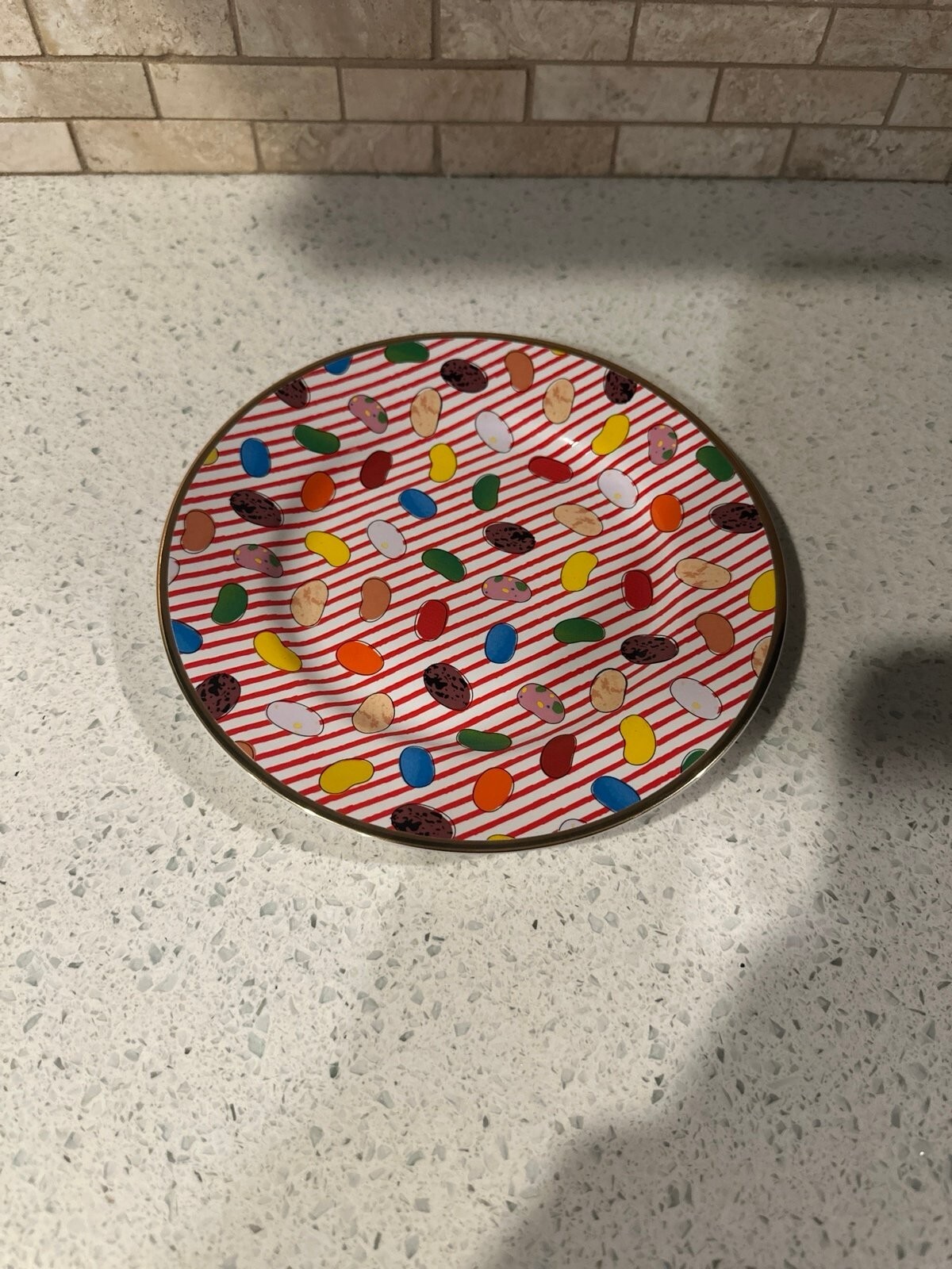 UniversalStudios HarryPotter World Bertie Bott's Every-Flavour Beans Plate NWT