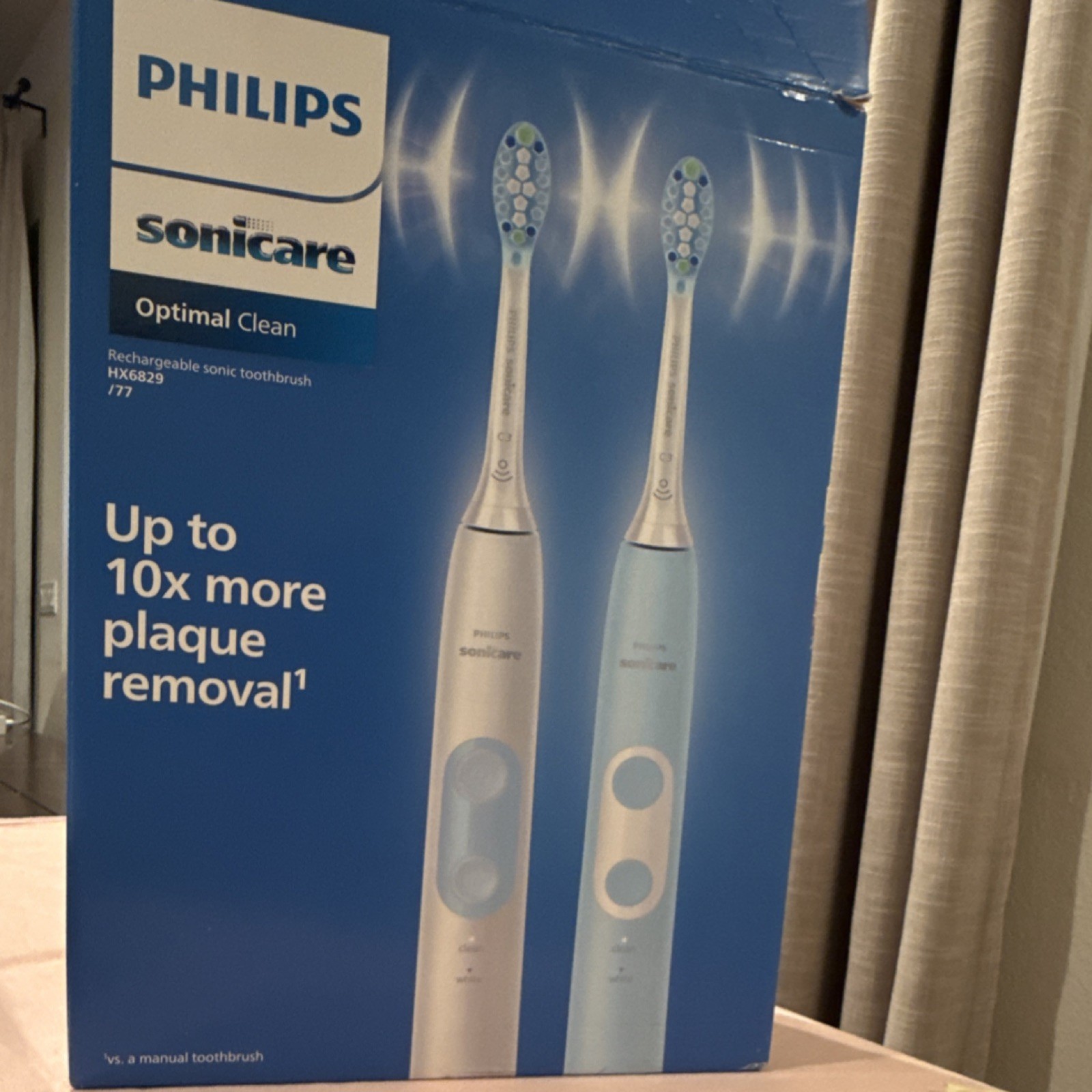 Philips Sonicare Optimal Clean HX6829/77 Electric Toothbrush White/Blue
