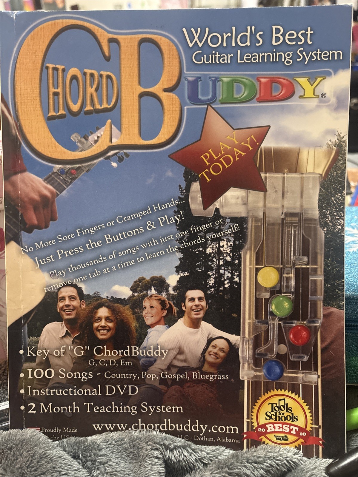 Chord Buddy Guitar Learning System DVD