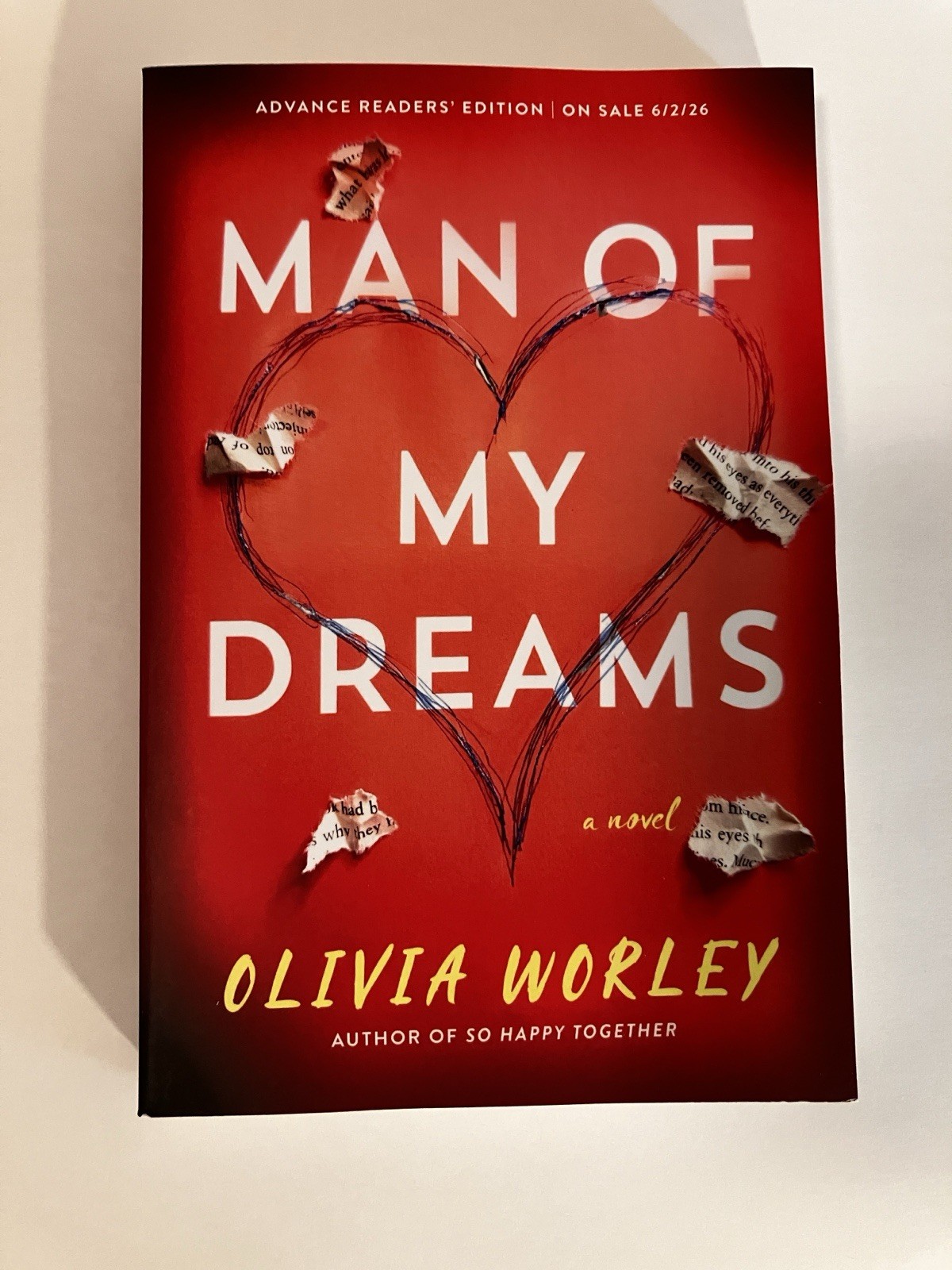 Man Of My Dreams By Olivia Worley ARC Proof Thriller