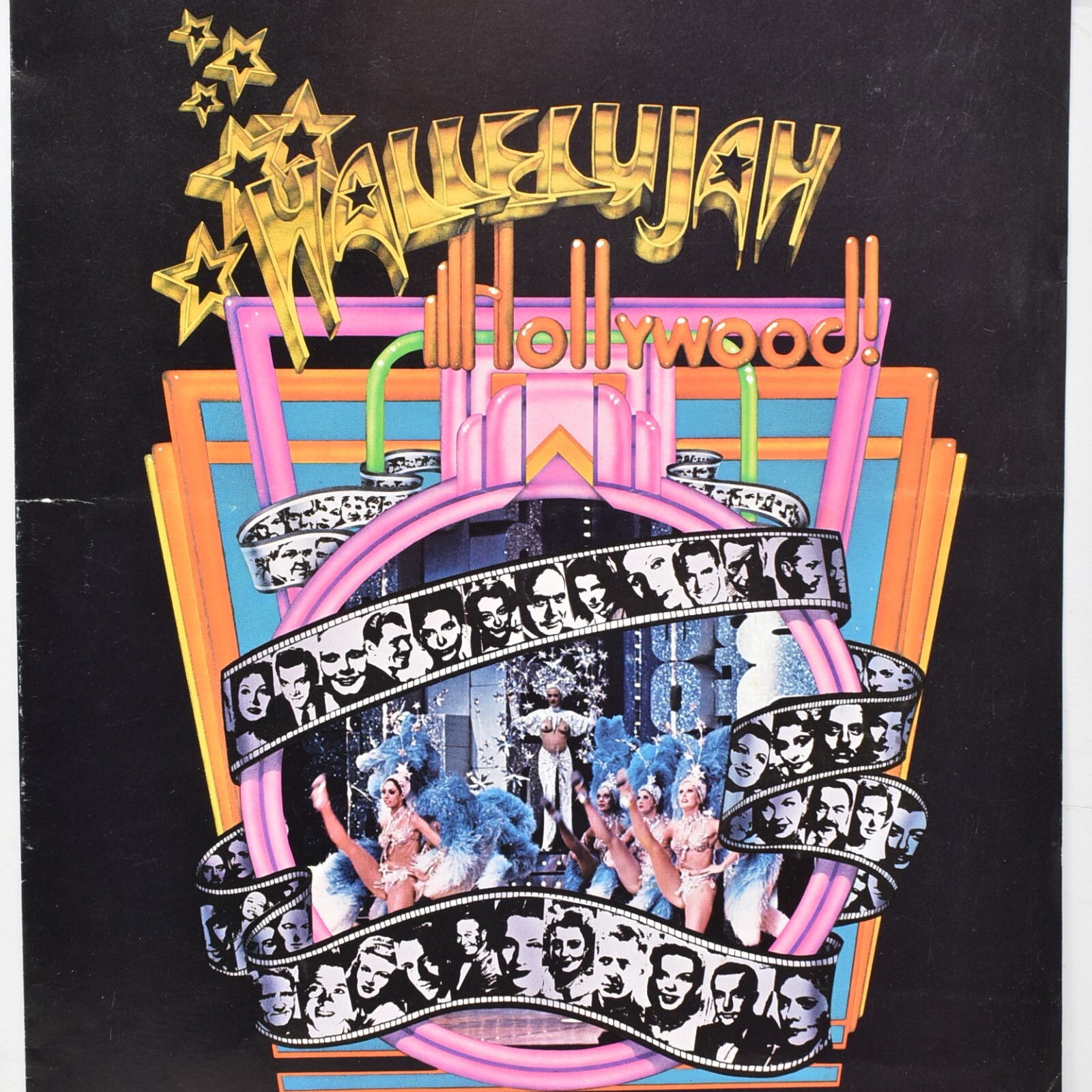 1970s Donn Arden's Hallelujah Hollywood MGM Grand Hotel Show Program Las Vegas