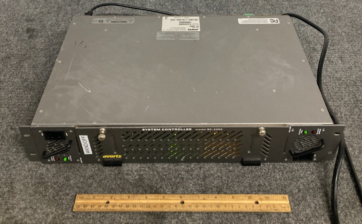 Evertz SC-2000 System Controller w/ Power Cord