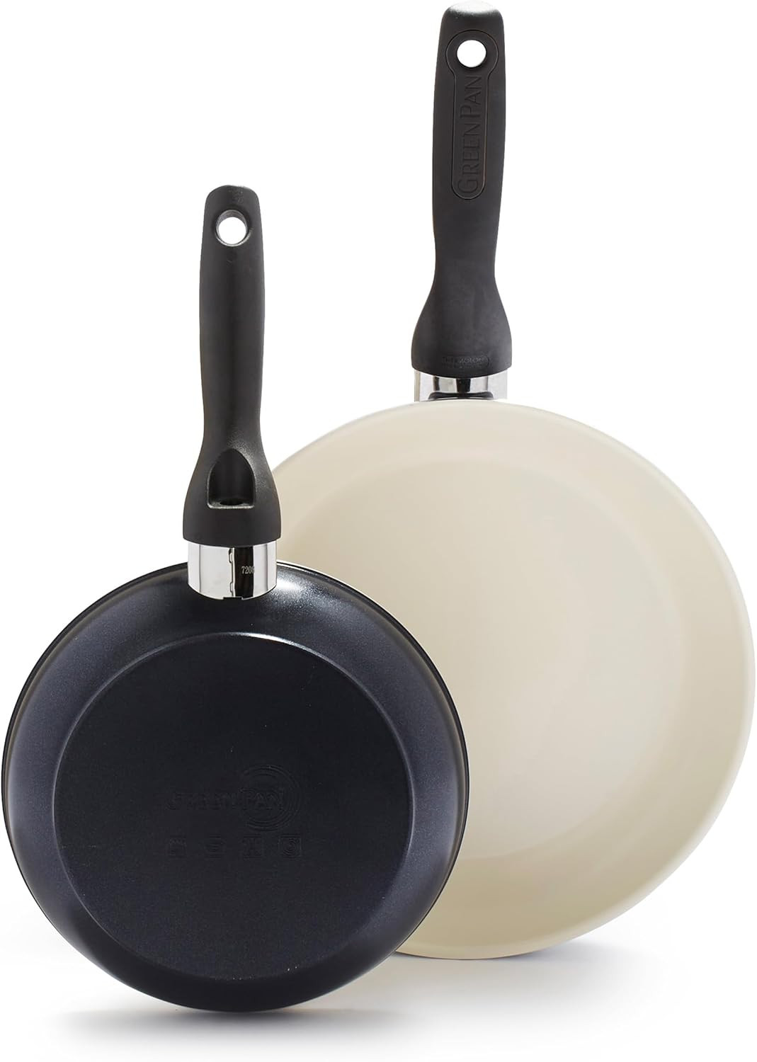 Rio 8" and 10" Frying Pan Skillet Set, Pfas-Free, Healthy Ceramic Nonstick Cookw