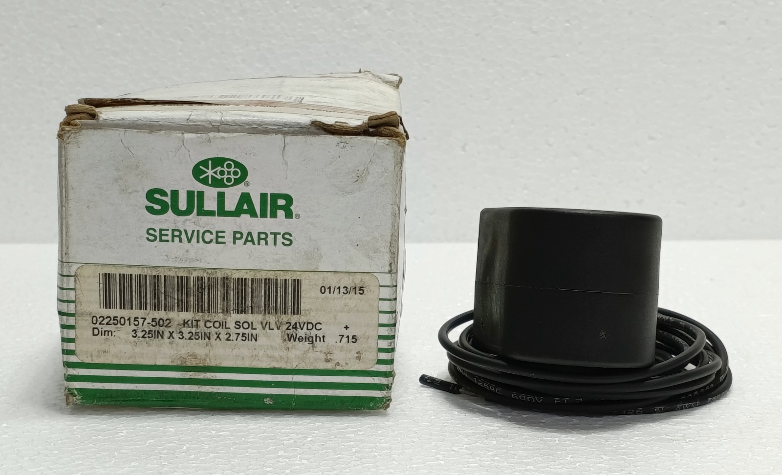 SULLAIR 02250157-502 KIT COIL SOL VLV 24VDC SOLENOID VALVE REPLACEMENT NEW