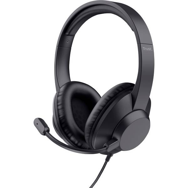 Trust 25461 Neu Black Wired Headphones