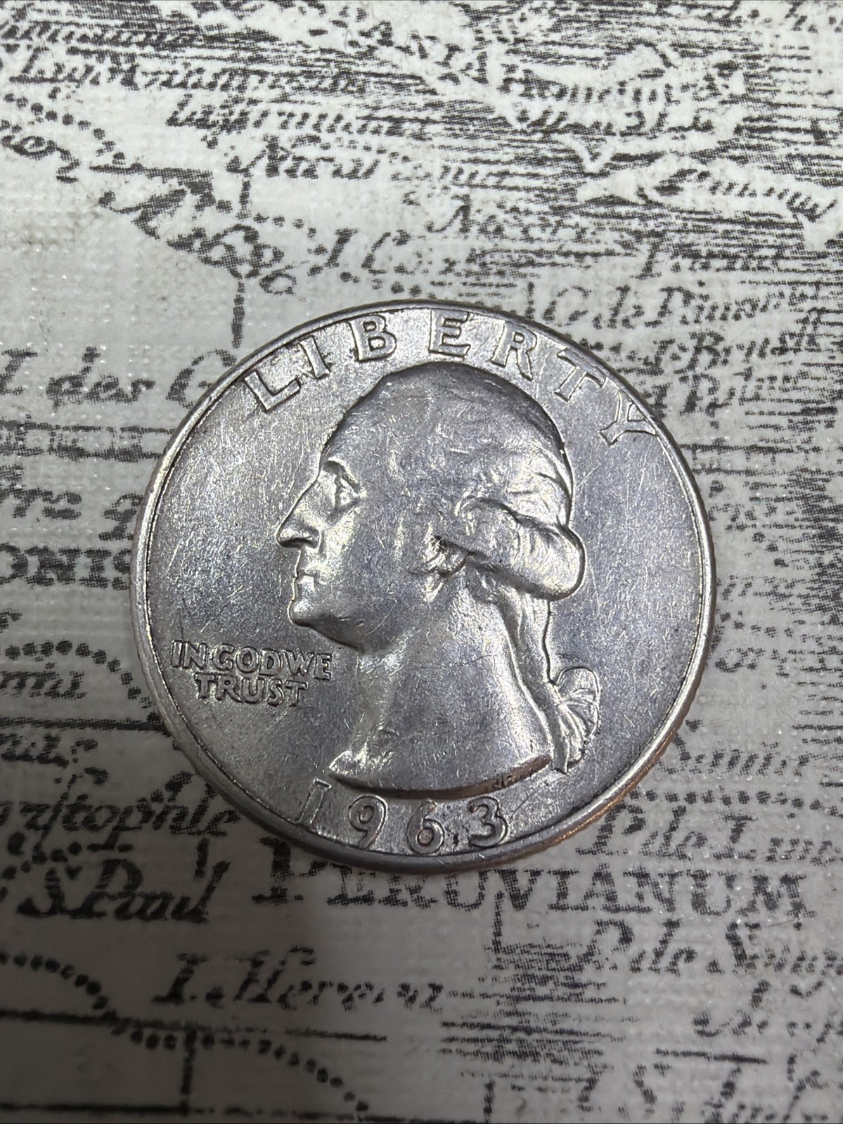 1963 Washington Quarter Beautiful coin - WQ10