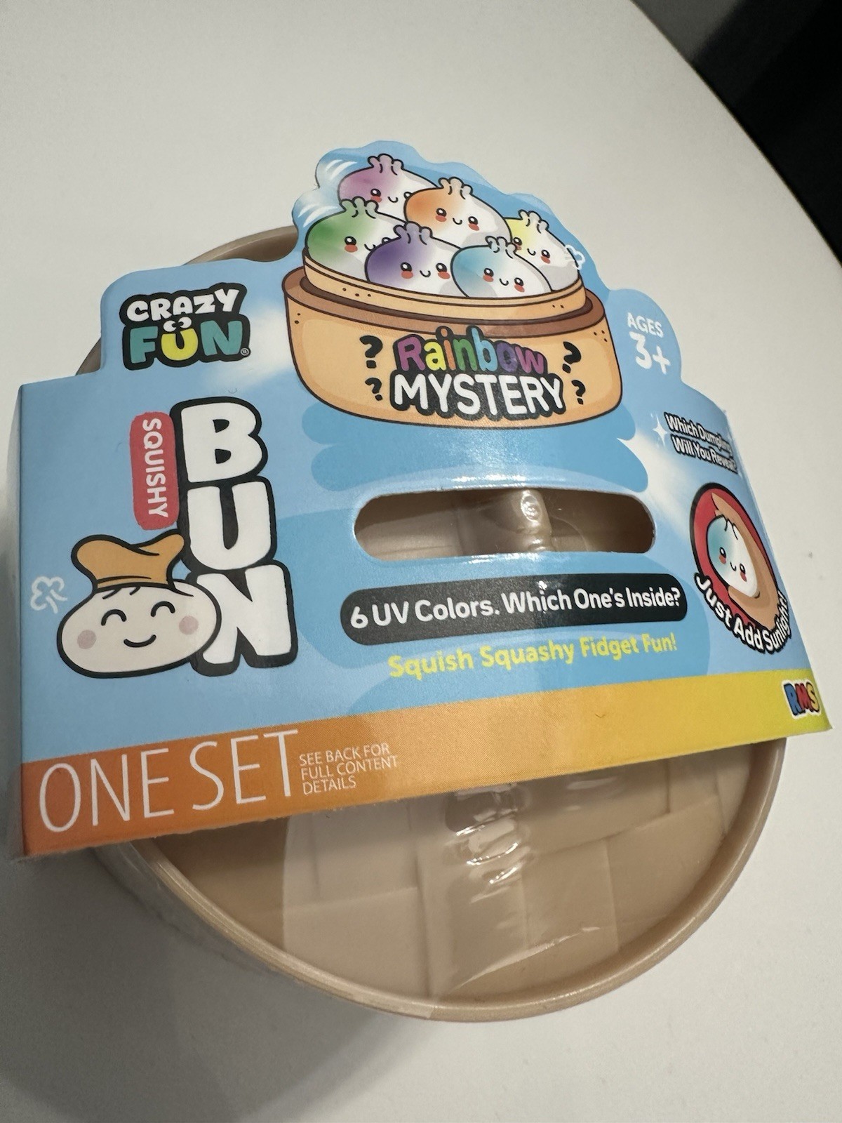 Squishy Bun Rainbow Mystery Dumpling UV Colors 2025 Five Below 
