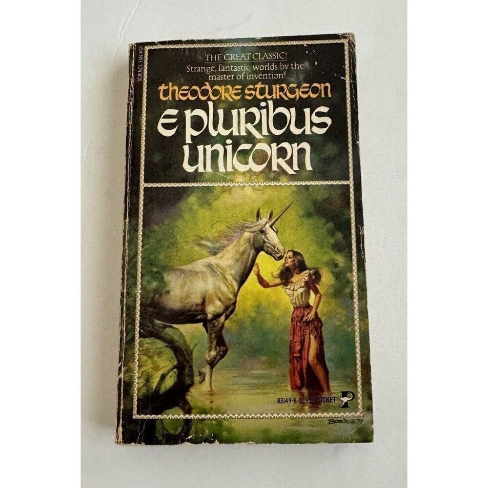E Pluribus Unicorn by Theodore Sturgeon - 1977 2nd pocket book printing