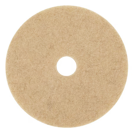 3M 3500 Burnishing Pad, 17 In, Tan, Pk5