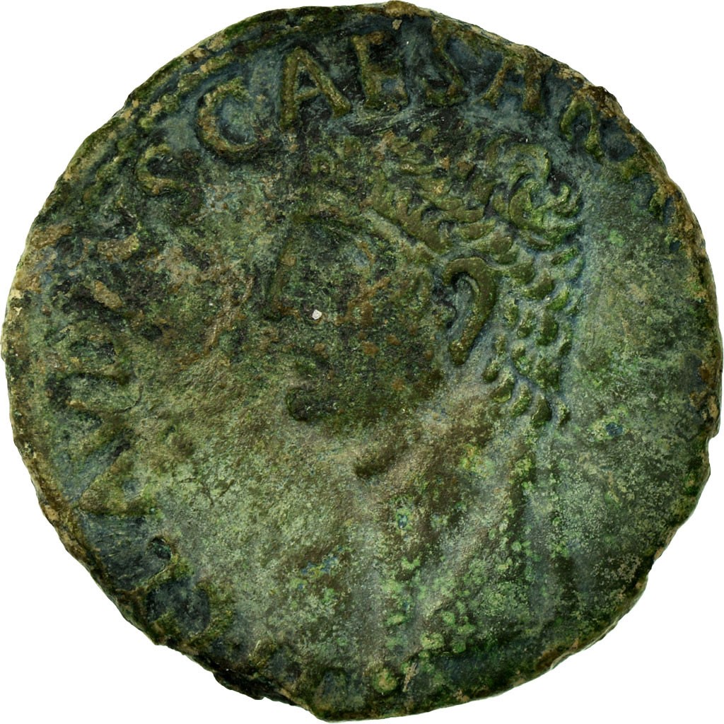 [#652802] Coin, Claudius, As, 41-50, Rome, Gallic imitation, EF, Bronze, RIC:100