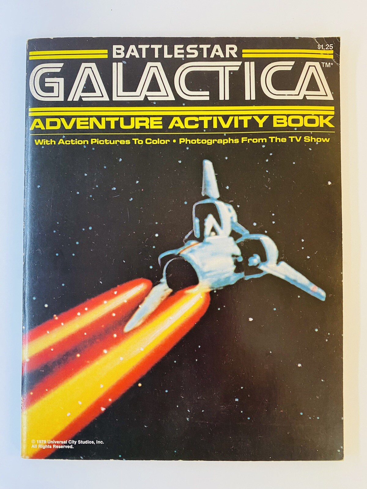 Battlestar Galactica Adventure Activity Book 1978 