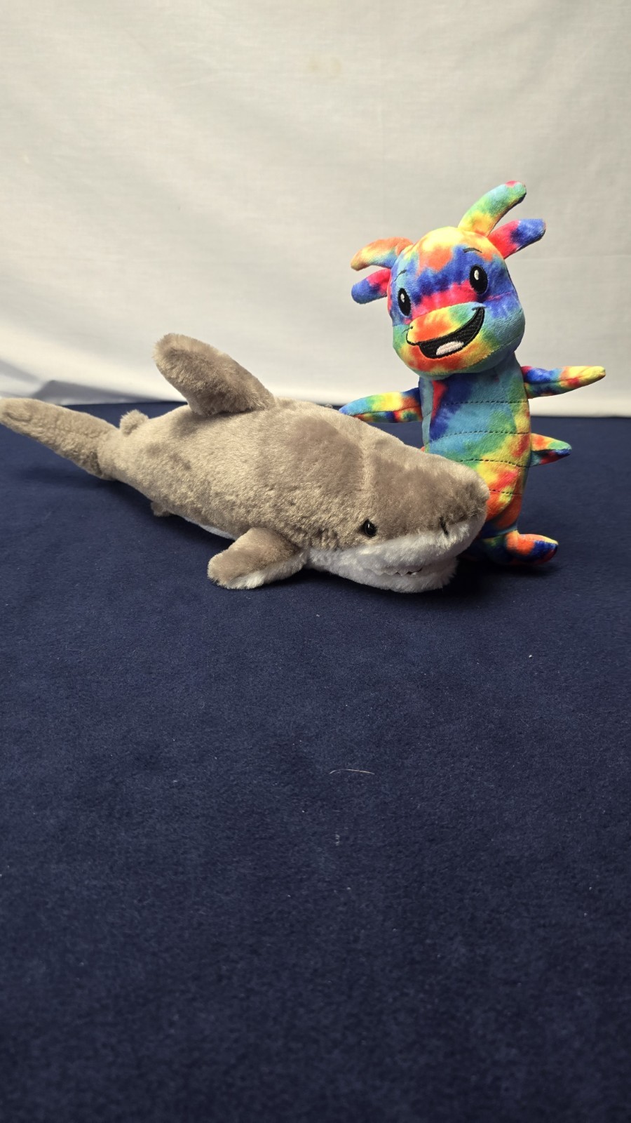 Shark Stuffed Animal Plush Soft Grey White Marine Toy 