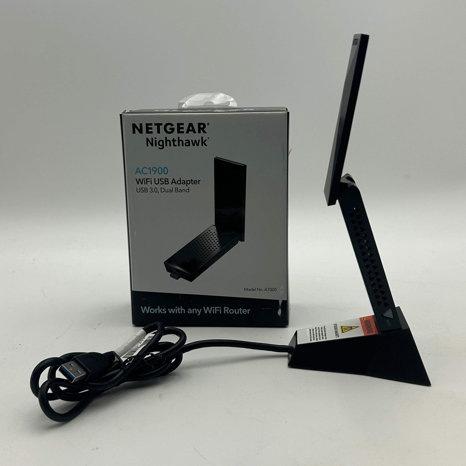 Netgear AC1900 Wi-Fi USB 3.0 Adapter - Black - Used