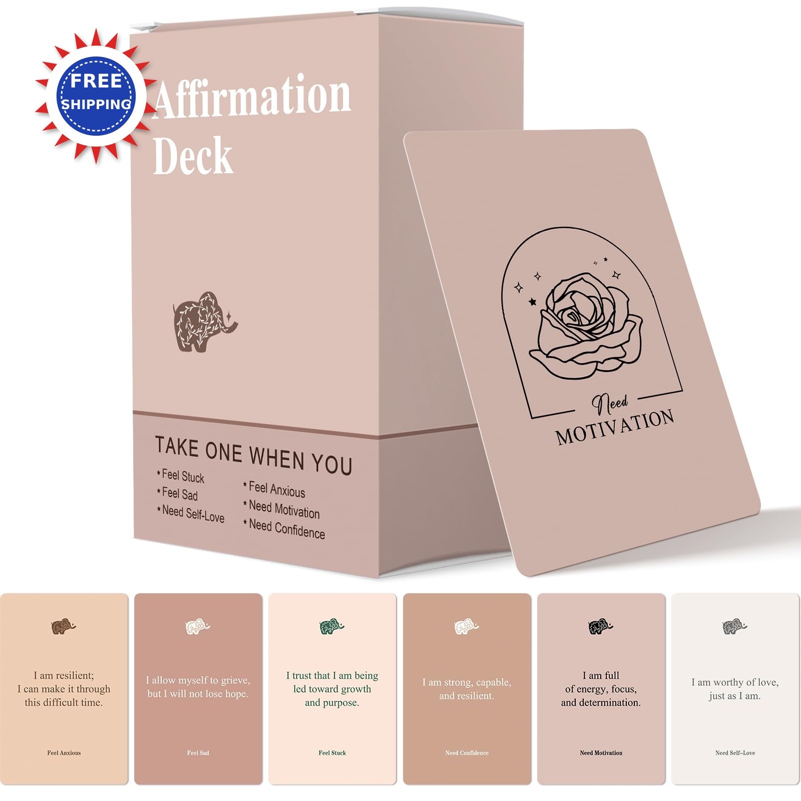 Affirmation Cards for Women 120 Positive Daily Inspiration Mindfulness Gift