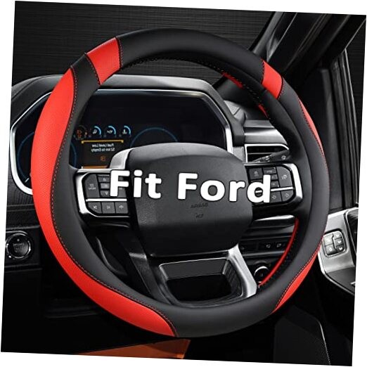  Customized Auto Car Steering Wheel Cover for Ford F-150, F-250, F-350, 