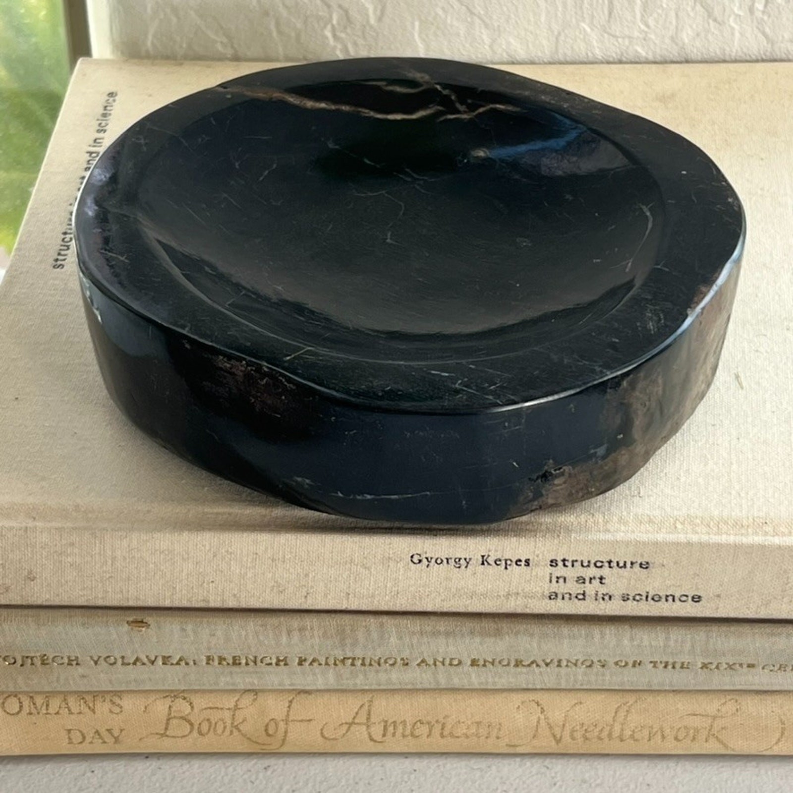 Petrified Wood Bowl/Ashtray From Indonesia Tertiary Period Over A Million Years