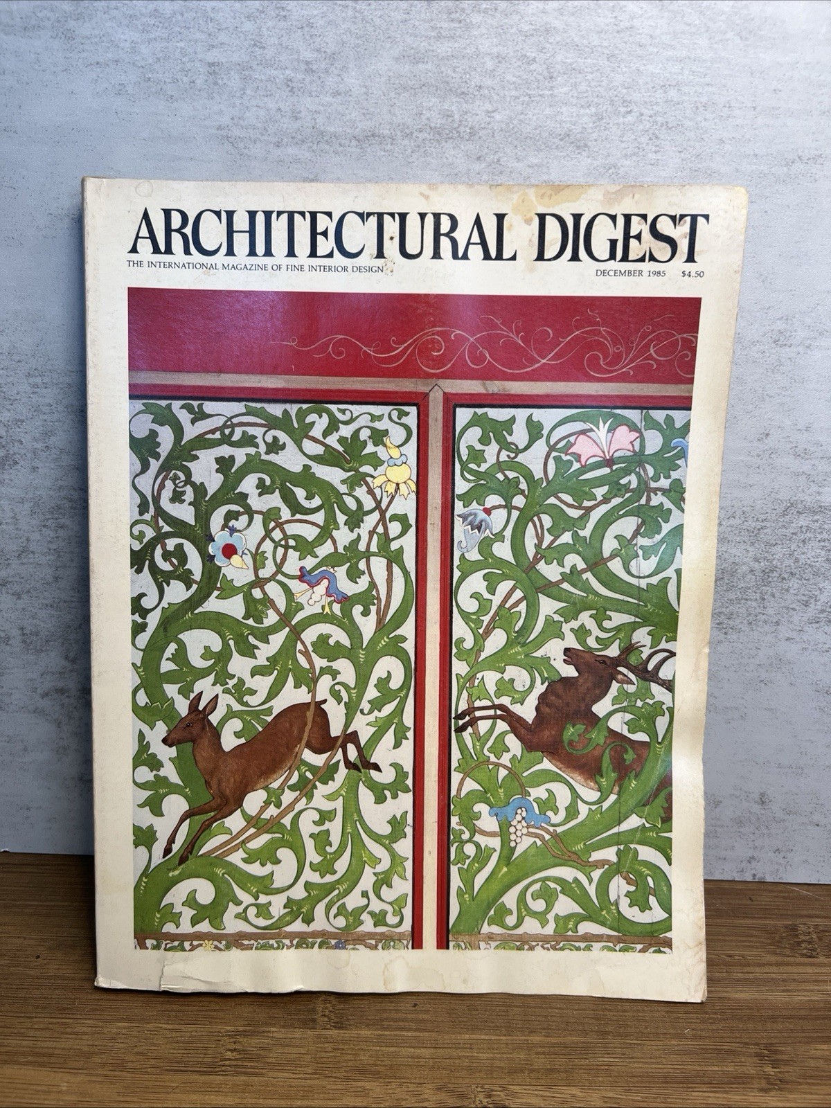 Architectural Digest Magazine December 1985 Vintage Watch Ads Home Design