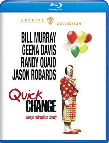 'Quick Change' (1990) Blu-Ray - Comedy w. Bill Murray, Geena Davis