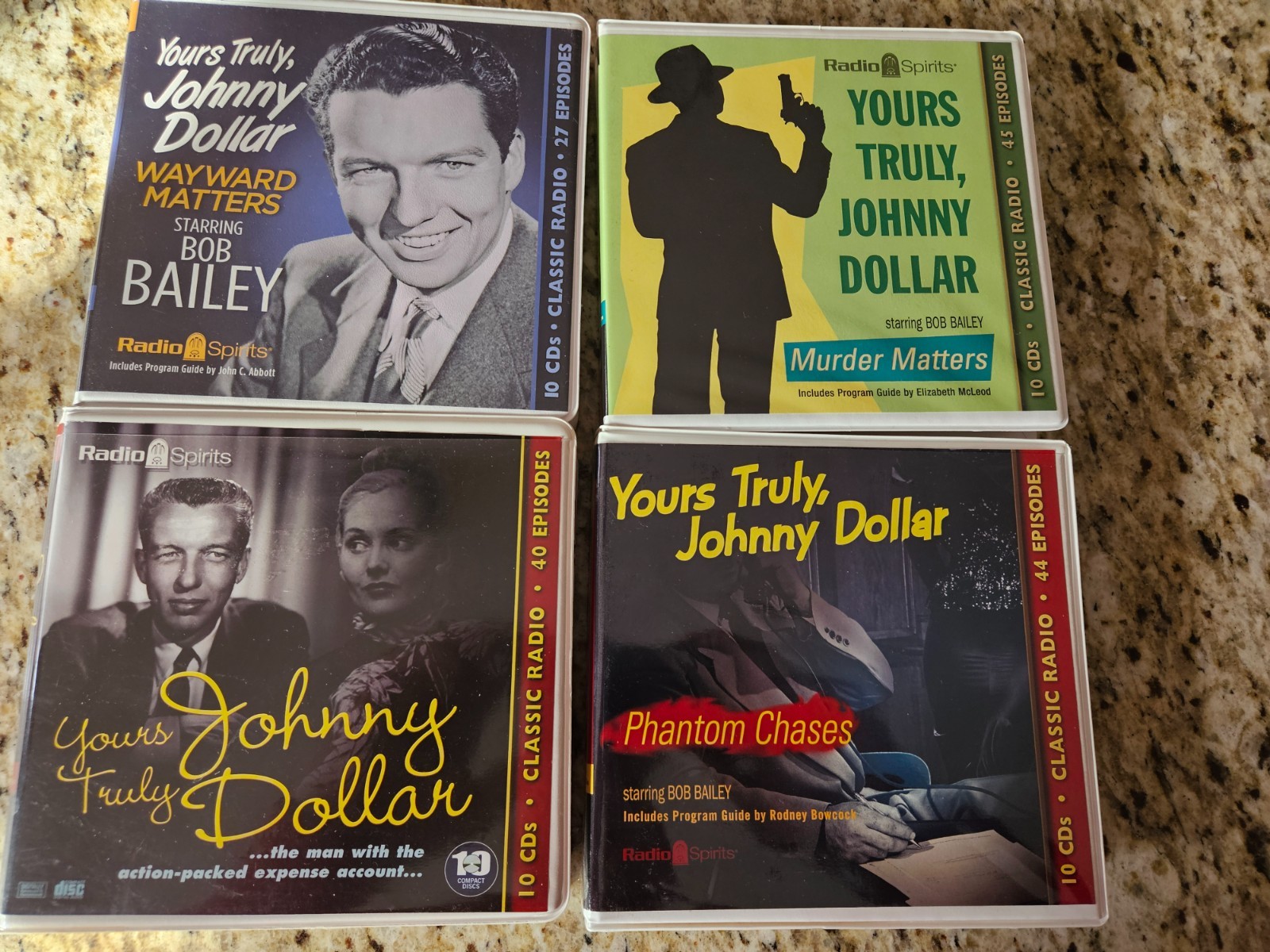 40 Yours Truly, Johnny Dollar Audio CD's, free shipping Classic Radio Bob Bailey