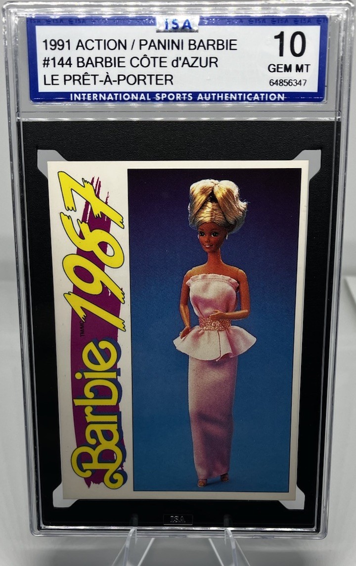 1991 Action/Panini Another First For Barbie French Fashion Fun ISA 10 | No. 144