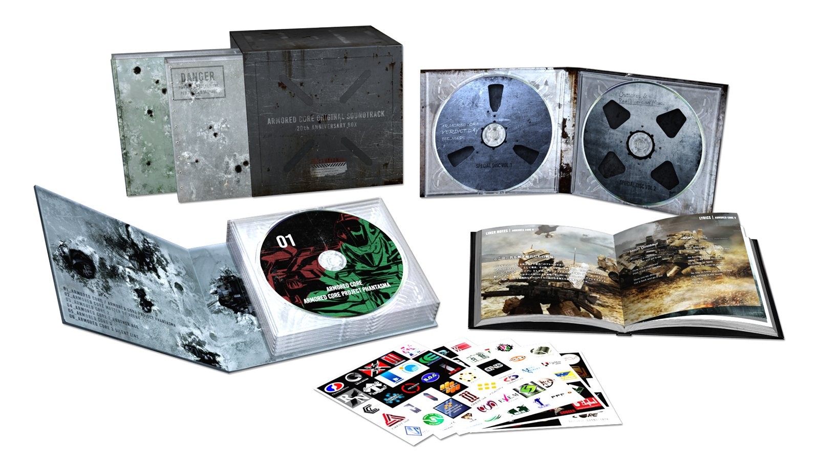 ARMORED CORE ORIGINAL SOUNDTRACK 20th ANNIVERSARY BOX (Regular E... book form JP