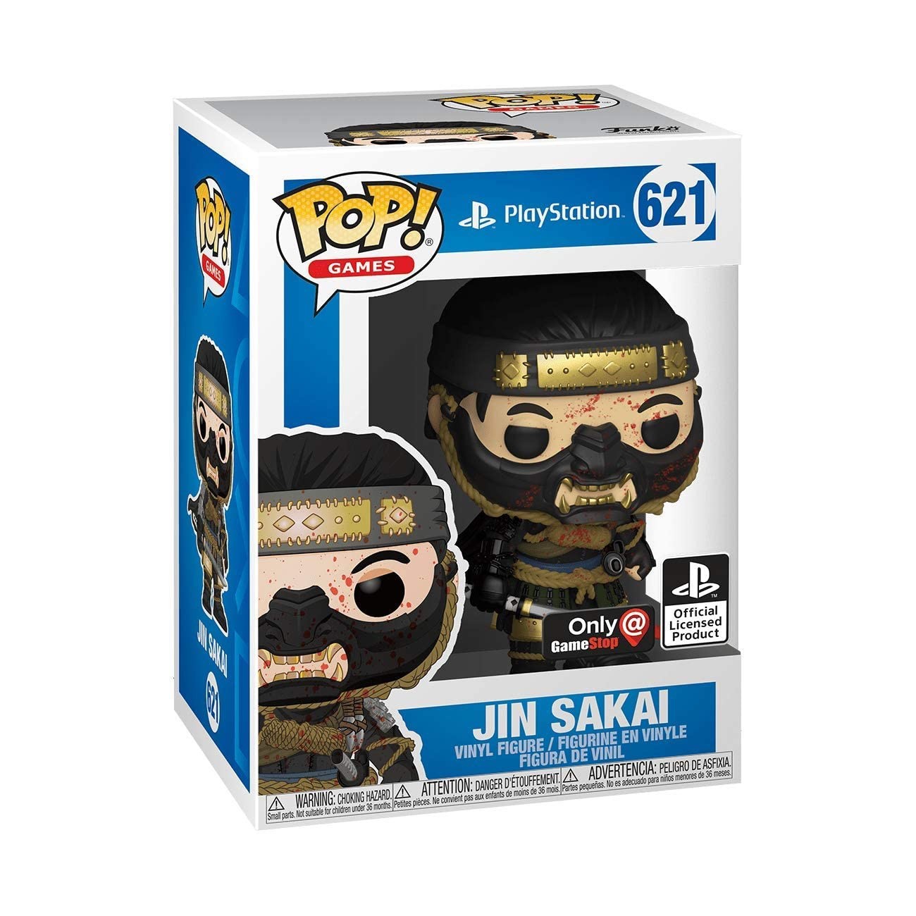 Funko Pop 621 Ghost of Tsushima Jin Sakai (Bloody) GameStop Exclusive  