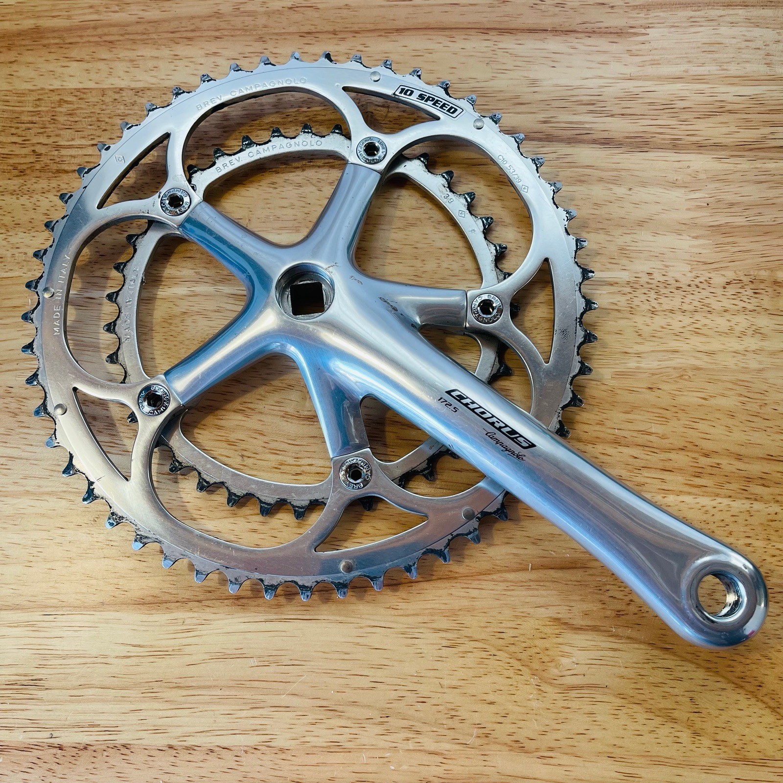 Campagnolo Chorus 10 Speed  DRIVE SIDE ONLY Crank Square Taper 53 / 39