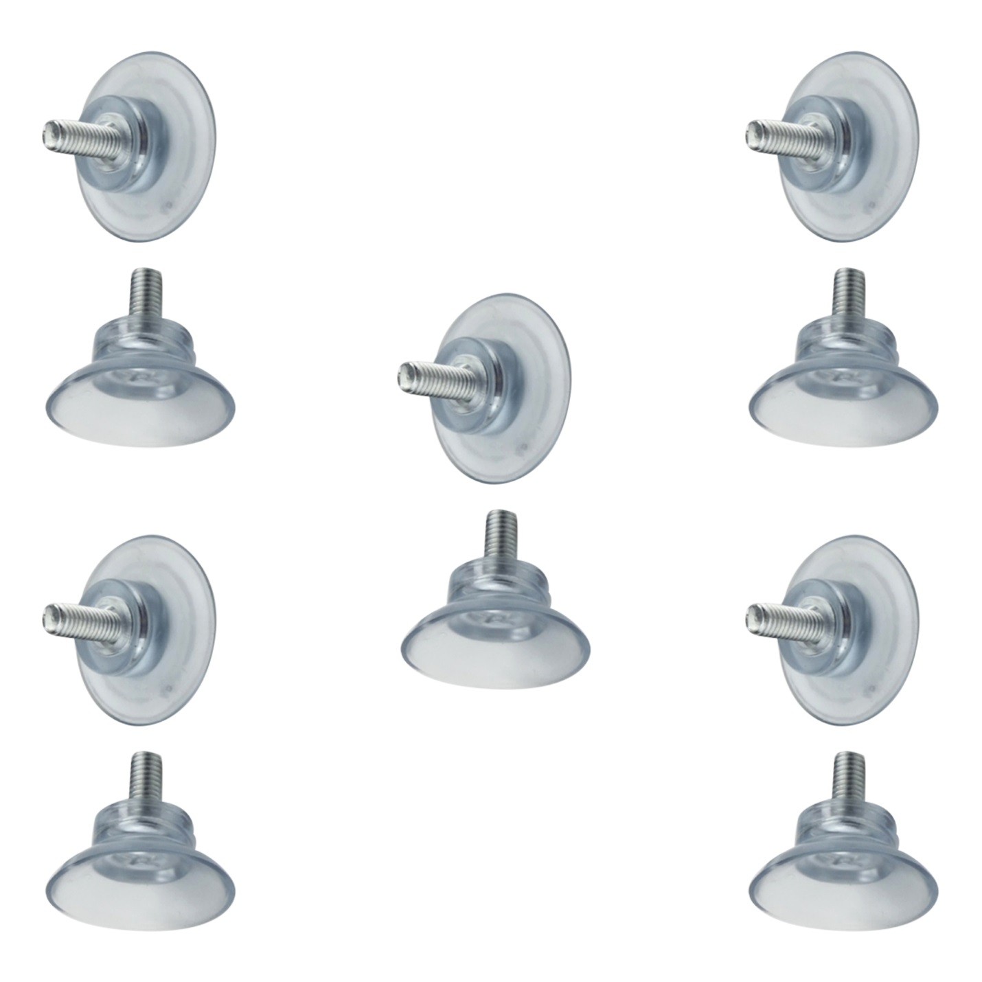 10pcs Strong Suction Cup For Home Furniture Glass Table Top w/ M8 Screw
