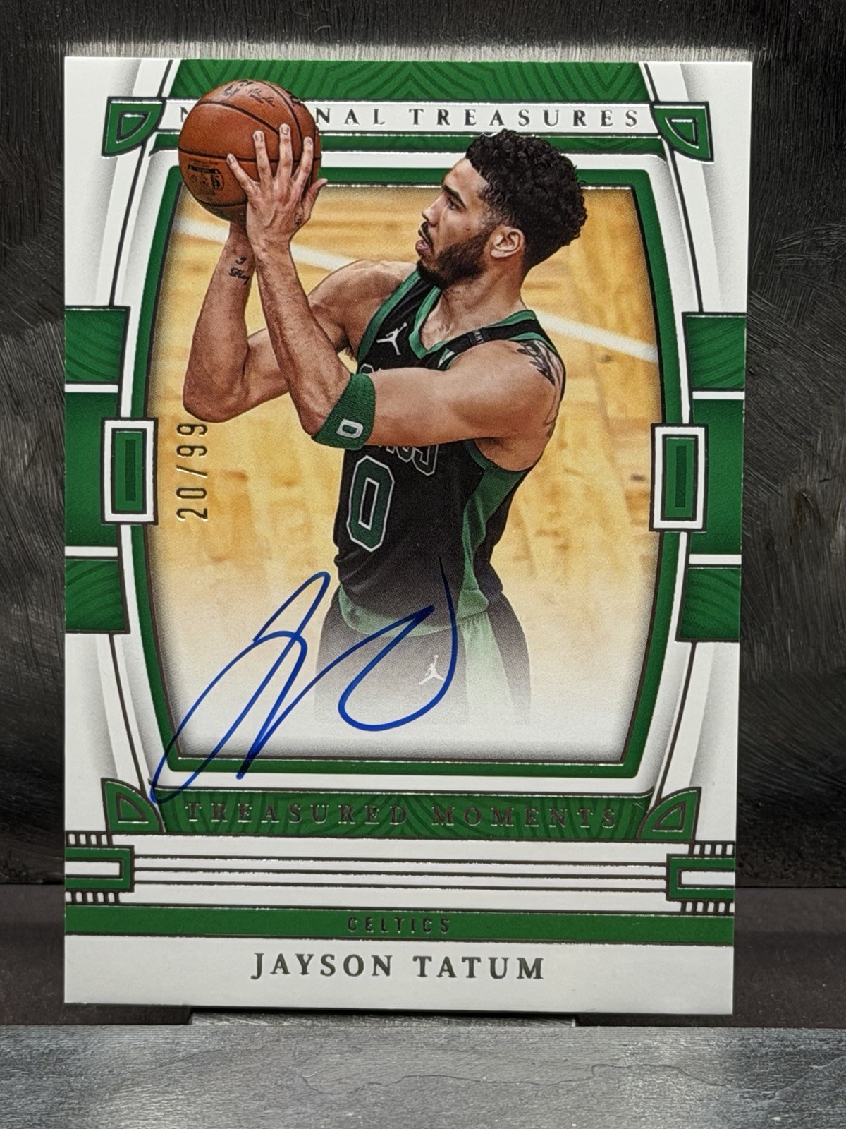 2022 Panini National Treasures Treasured Moments Jayson Tatum #TM-JYT /99