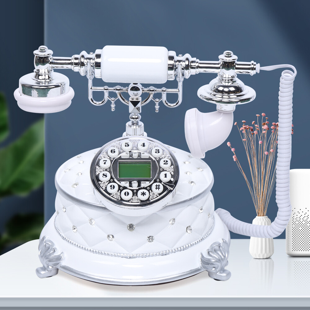 Vintage Retro Corded Telephone Home Office Desk Landline Phone Equipment