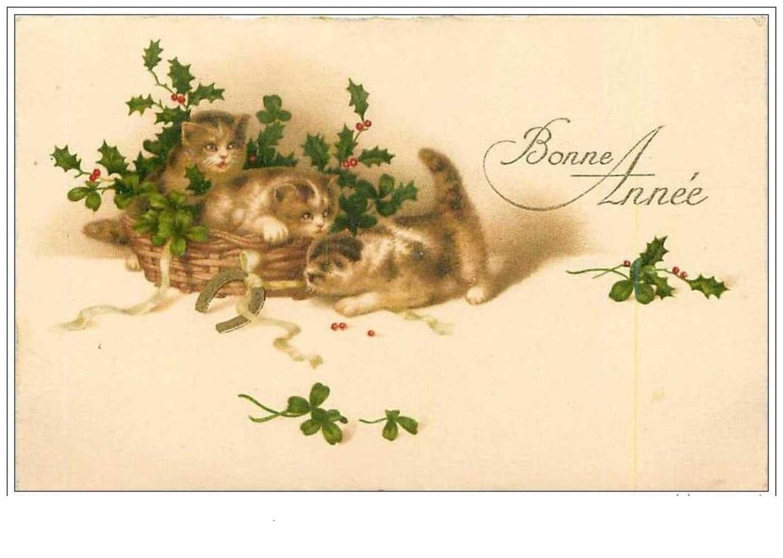 Cats No. 70 Happy New Year Kittens And Guise