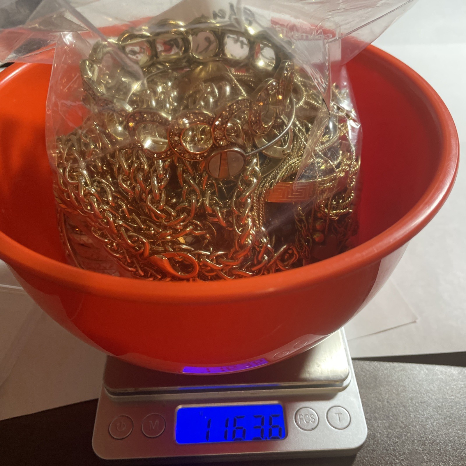 1163 Grams Gold Filled And Gold Plated Jewelry Some Wearable