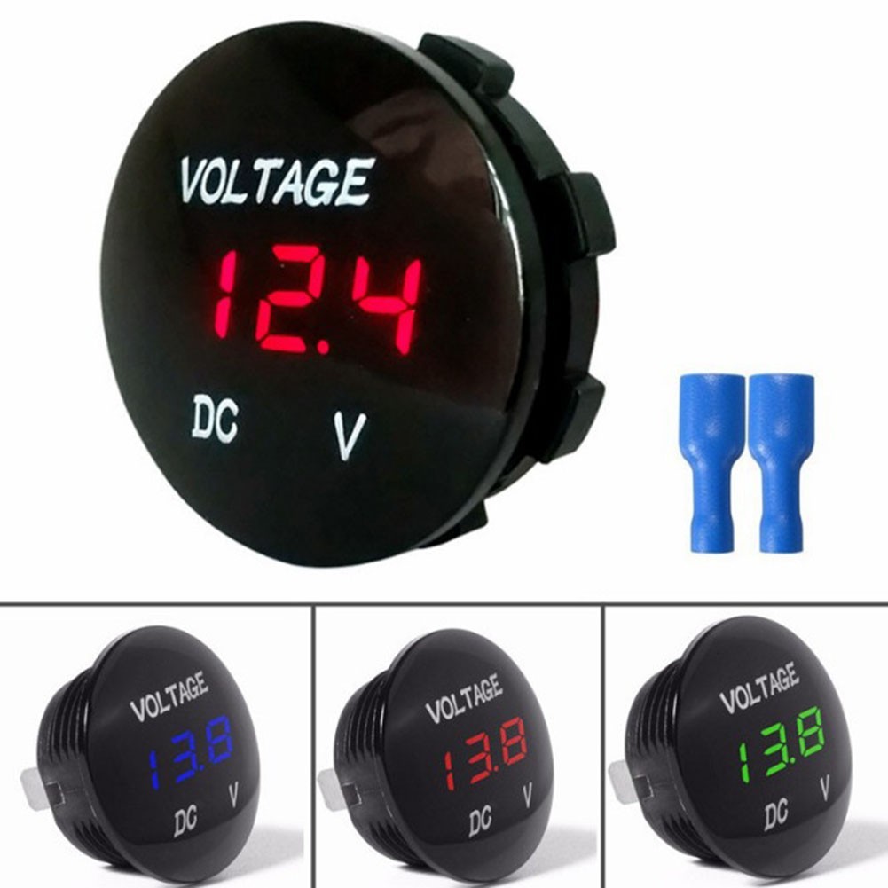Easily Installable Digital Voltmeter Suitable for Various Vehicle Types