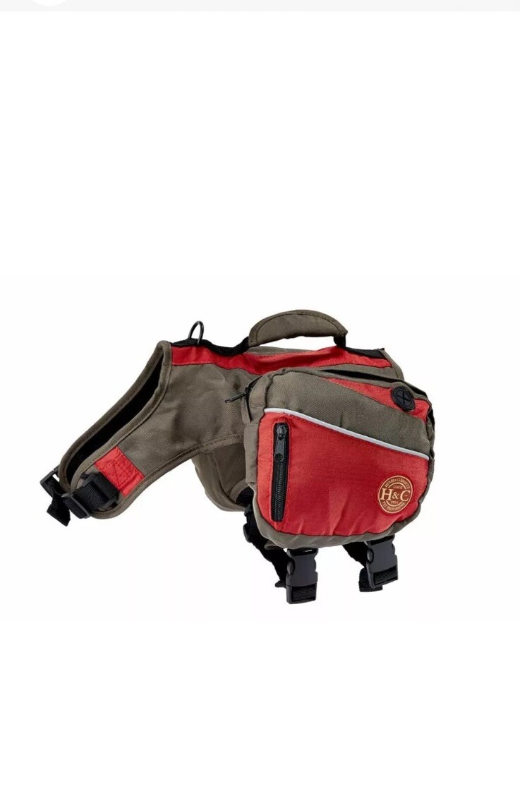 Henry & Clemmies Dog Travel Pack Vest H&C Pet Provisions Backpack Medium Dogs