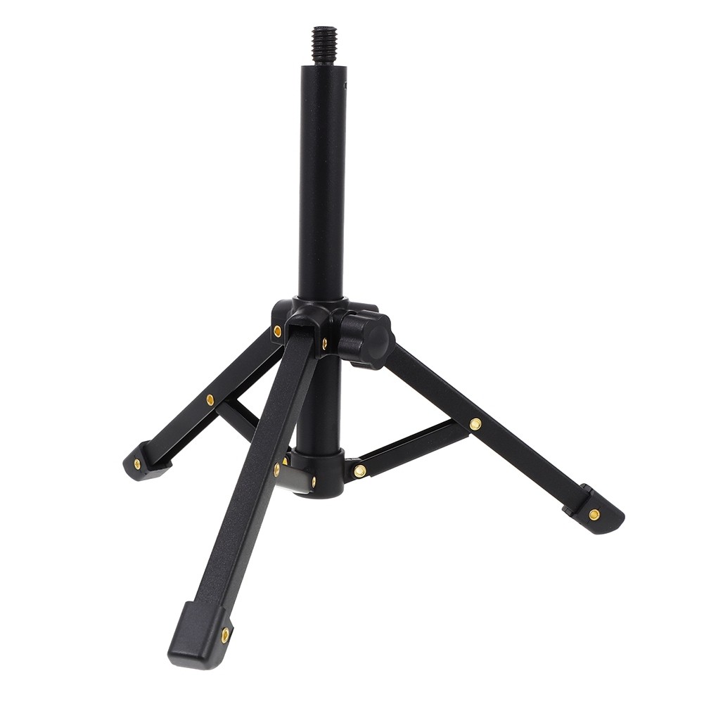 Portable Microphone Stand Desktop 1/4 Tripod Table Stand Adjustable Mic7362