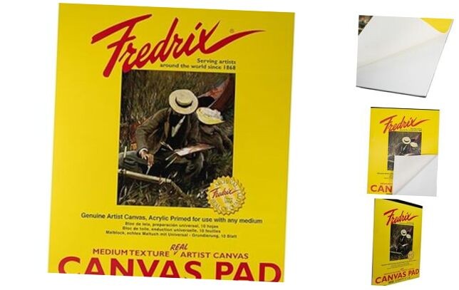 Creative Series Pad 12" x 16" White Canvas - White Canvas